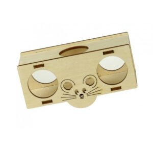 Fából készült hinta rágcsálóknak 12,8x5,2x6,5 cm - Tp 322.40